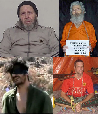 American Hostages Still Held in Afghanistan 
and More then Five Other Countries